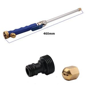 High Pressure Power Washer Spray Nozzle Wand,Water Hose Nozzle, Outdoor Garden Hose Sprayer for Car Wash and Window Washing