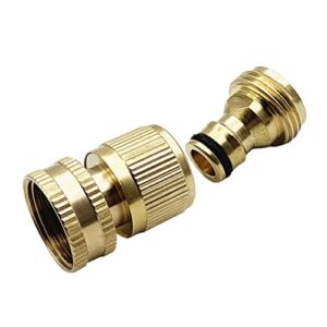 loensy Water Garden Hose Connector Quick Disconnect for Garden Hose Pressure Washer