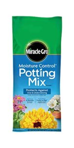 miracle-gro moisture control potting mix, 2 cu. ft. brown
