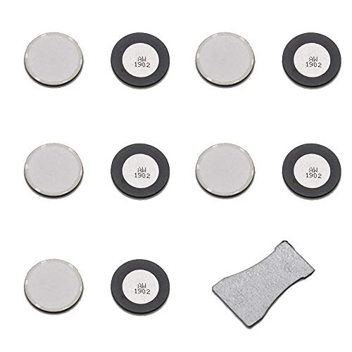 Mxmoonant 10 PCS 20MM Ultrasonic Mist Maker Ceramics Discs Replacement Pond Fogger Discs with Replacement Tool