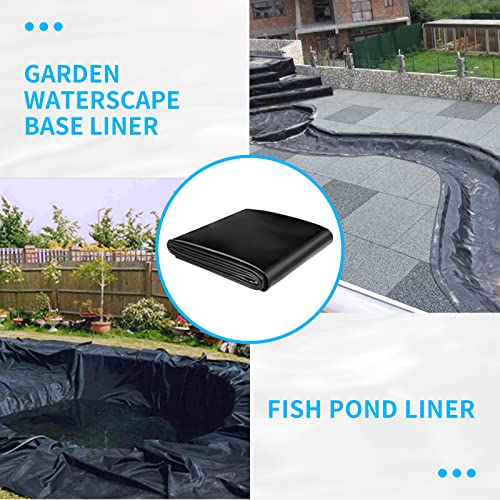 Coocure Pond Liner 15x15ft, LLDPE Garden Pond Liner, 20Mil Thickness Pond Liner for KOI or Fish, Duck and Waterscape.