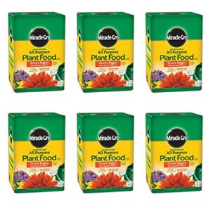 miracle-gro 2001123 all purpose plant food plant fertilizer (6 pack), 1.5 lb