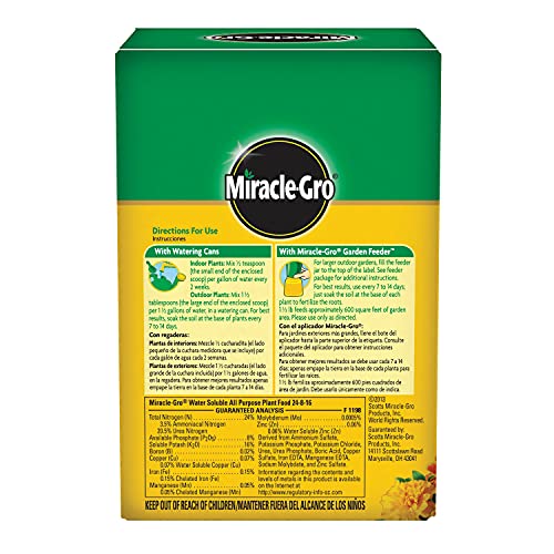 Miracle-Gro 2001123 All Purpose Plant Food Plant Fertilizer (6 Pack), 1.5 lb