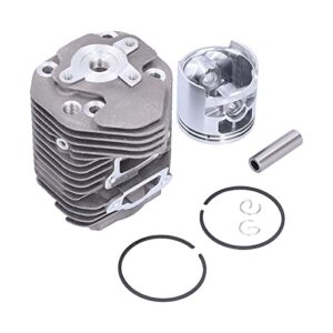 cylinder piston set, wear resistant iron+aluminum alloy cylinder easy to install 58mm for lawn for stihl ts760 concrete cutoff saws for garden for outdoor