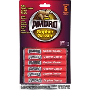 amdro gopher and mole killer, 6 gassers, 0.75 oz