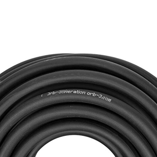 Orb-3 D630-375-100FTR MixAirTech Self-Sinking Aeration Hose, 100 Feet, Black