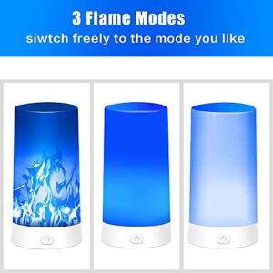 Led Flame Light Flicking Flame Candles Fire Lanterns Outdoor Hanging Lamps with Remote and 4 Flame Modes for Home Party Garden Christmas Decoration