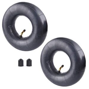 2 pack of 4.10-4 410-4 4.10/3.50-4 inner tubes for garden rototiller snow blower mowers hand truck wheelbarrow go cart kid atv