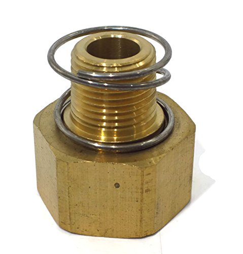 MTM Brass Pressure Washer Garden Hose Adapter (w/Spring & Filter) & Quick Connect Coupler