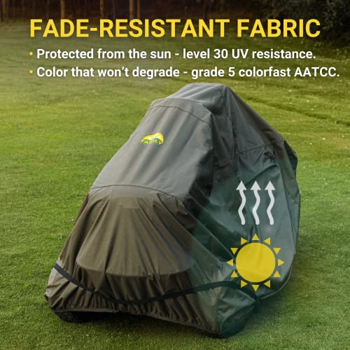 Riding Lawn Mower Cover Waterproof Outdoor, Riding Mower Cover, Riding Lawnmower Cover Waterproof Heavy Duty, Lawn Tractor Cover, Waterproof Lawn Mower Cover Waterproof Heavy Duty, Tractor Mower Cover