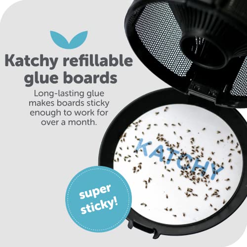 KATCHY Insect Trap 8-Pack of Refillable Glue Boards