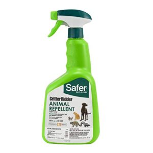 safer brand 5935 critter ridder animal repellent ready-to-use spray-32 oz rtu