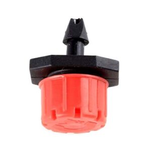 manhong botanical garden lawn nozzle 0-70l/h for irrigation sprinklers watering garden watering tools 100pcs adjustable dripper (color : red)