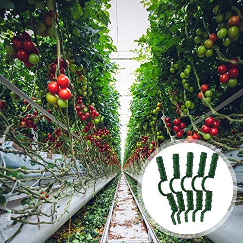 Cabilock 20pcs Garden Building Tube Clip Greenhouses Row Covers Clips Shelters Banner Frame Greenhouse Frame Pipe Tube Film Clip