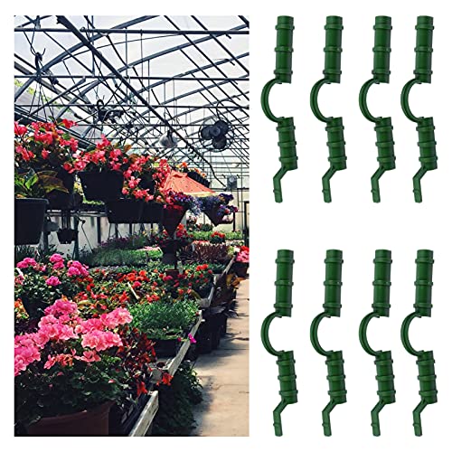 Cabilock 20pcs Garden Building Tube Clip Greenhouses Row Covers Clips Shelters Banner Frame Greenhouse Frame Pipe Tube Film Clip