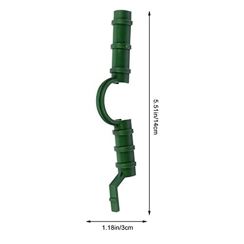 Cabilock 20pcs Garden Building Tube Clip Greenhouses Row Covers Clips Shelters Banner Frame Greenhouse Frame Pipe Tube Film Clip