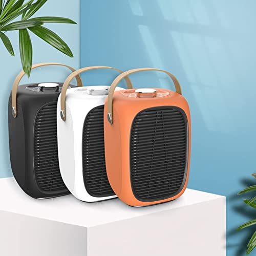 Outdoor Garden Heater Portable Electric Space Heater Desktop Heating Fan PTC Ceramic Heating Fan Heater 220V Household Electric Heater Patio Heater (Color : Blanc)