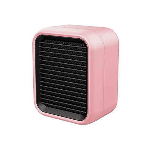 Outdoor Garden Heater Small Electric Space Heater for Indoor Use PTC Ceramic Heater Fan Low Wattage Space Heater 800W for Office Desk Bedroom Patio Heater (Color : Roze, Size : EU)