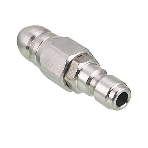 Tool Daily Pressure Washer Sewer Jetter Nozzle, Drain Jet Hose Nozzle, 1/4 Inch Quick Connector, 5000 PSI