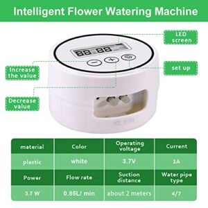 DIY Automatic Drip Irrigation Kit for 20 Potted Plants, Houseplants Self Watering System with 30-Day Digital Programmable Timer for Greenhouse Indoor Plants Vacation Plant Watering(Size:for 20 Pots)