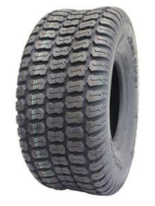 deli tire s-374, turf tread, 4 ply, nhs, tubeless, lawn and garden tractor tire (15×6.00-6)