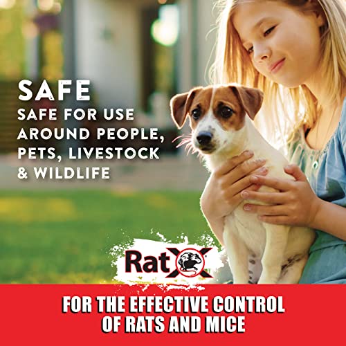 EcoClear Products 620101, RatX All-Natural Poison Free Humane Rat and Mouse Rodenticide Pellets, 1 lb. Bag