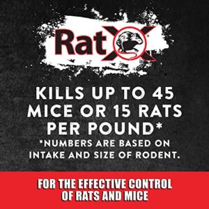 EcoClear Products 620101, RatX All-Natural Poison Free Humane Rat and Mouse Rodenticide Pellets, 1 lb. Bag