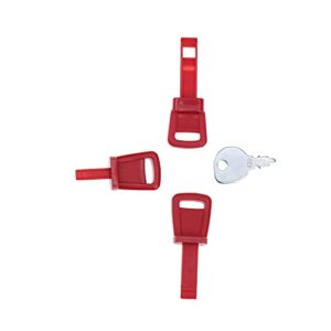 JEENDA SnowThrower Snowblower Starter Ignition Key 490-241-0008 Compatible with Briggs MTD Stratton Craftsman Tecumseh Lawn and Garden Engines