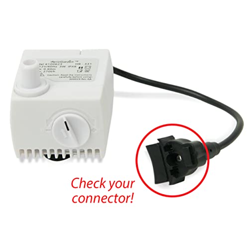 AeroGarden Replacement Pump Model #100623 White