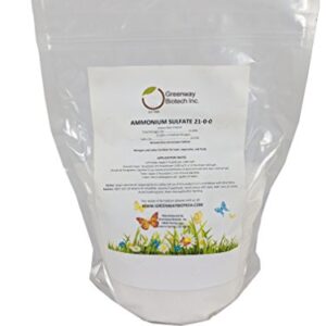 Ammonium Sulfate 21-0-0 Fertilizer"Greenway Biotech Brand" 5 Pounds