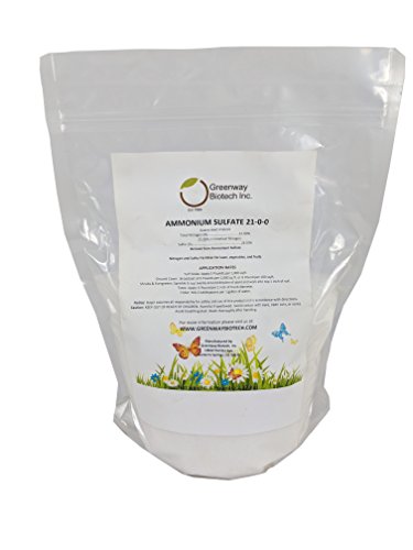 Ammonium Sulfate 21-0-0 Fertilizer"Greenway Biotech Brand" 5 Pounds