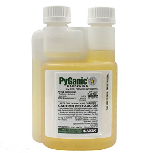 PyGanic Gardening 8oz, Botanical Insecticide Pyrethrin Concentrate for Organic Gardening