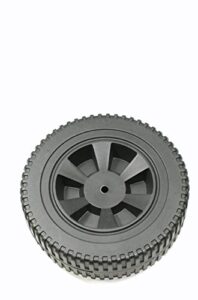 wheel 7 inch plastic black blow molded (g437-0037-w1)