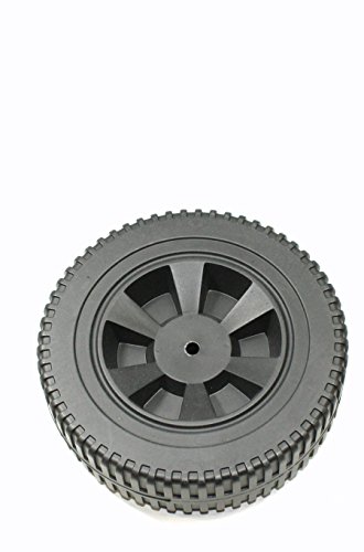 Wheel 7 Inch Plastic Black Blow Molded (G437-0037-W1)