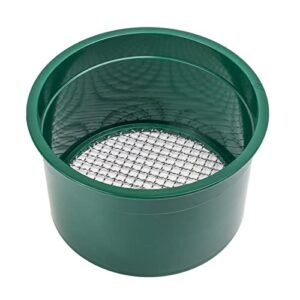 asr outdoor 6 inch mini gold prospecting sifting pan 4 holes per square inch