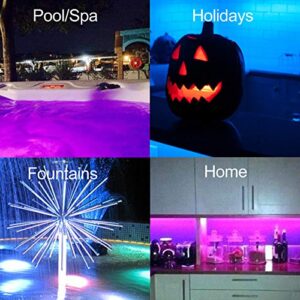 GlowTub Underwater Remote Controlled LED Color Changing Light for Bathtub or spa - Battery Operated