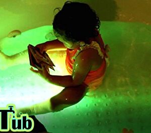 GlowTub Underwater Remote Controlled LED Color Changing Light for Bathtub or spa - Battery Operated