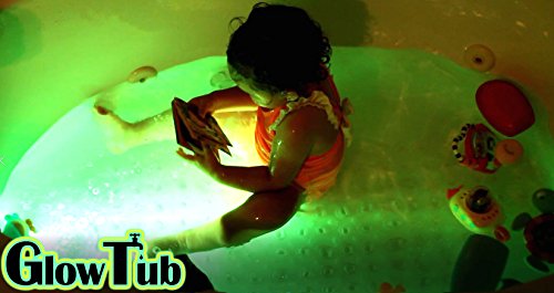 GlowTub Underwater Remote Controlled LED Color Changing Light for Bathtub or spa - Battery Operated