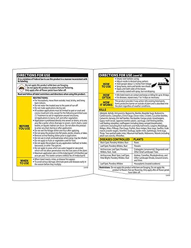 BIOADVANCED 701290B Insecticide Fungicide Miticide 3-in-1 Insect, Disease & Mite Control, 24 oz, Ready-to-Use (Pack of 2)