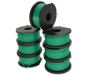 sf-080 replacement spool，gh3000 trimmer spools, auto feed replacement spools,20-foot, 0.08-inch, auto feed,compatible with black and decker weed eater lst540 lst540b sf-080-bkp string trimmer- 7 pack