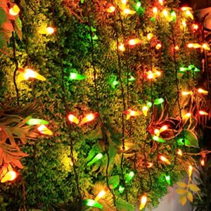 JinBest 35 Colored Chili Pepper Decorations Lights, Commercial 18ft Brown Wire String Lights, for Kitchen, Living Room, Garden, Patio