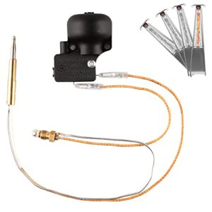 newreach thermocouple and tilt switch for outdoor patio heater, dump switch for propane gas patio heater pyramid style tower heater firesense heater, tilt switch and thermocouple sensor kit for winter