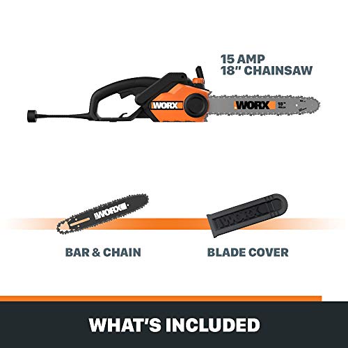 Worx WG304.1 15 Amp 18" Electric Chainsaw