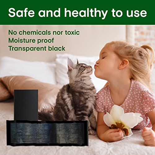 ELEGENZO Sticky Mouse Trap Mouse Traps Indoor for Home Rat Traps That Work for Trapping Snakes Rats Spiders Roaches & Other Rodents，3 transparent