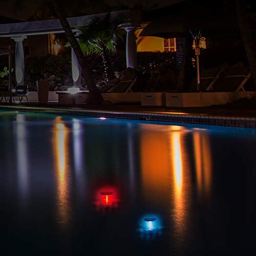 CALIDAKA Solar Ball Light, LED Ball Lamp Underwater Light Water Floating Color Changing Solar Powered Night Lights for Indoor or Outdoor Garden Decor(1pc)