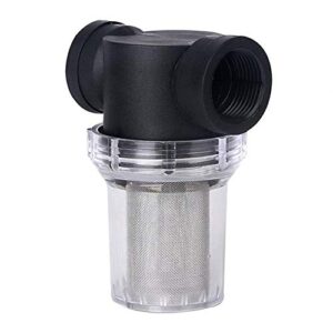 kammas 1pcs garden pond 1 inch inline mesh strainer water pump filter irrigation high flow pipeline filter – (diameter: 5.2 cm, color: 40 unit)