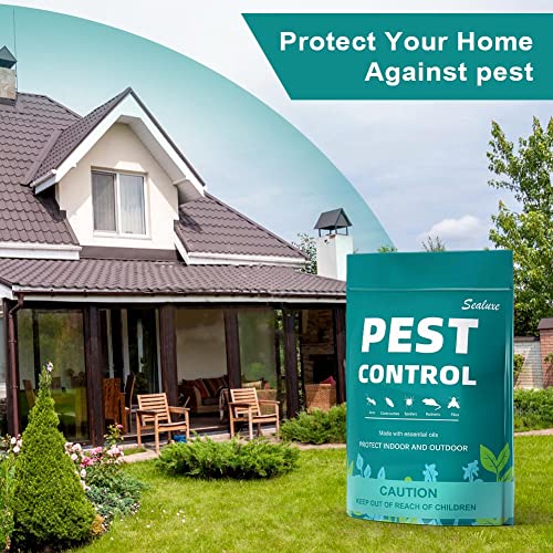 SEALUXE Pest Control Pouches,8-Pouches Pest Repeller for Indoor,Natural Pest Control to Repel Rodents, Mouse, Mice, Rats & Other Pests