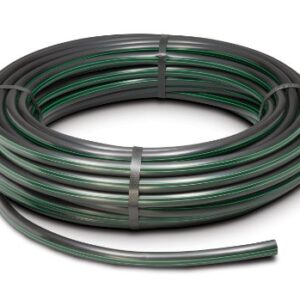 Rain Bird T63-100 Drip Irrigation 1/2" (0.634" OD) Blank Distribution Tubing, 100' Roll, Black