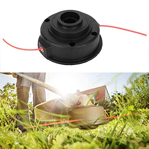 Lawn Mower Trimmer Head Replacement with Two Knob Brush Cutter Garden Tools Accessory