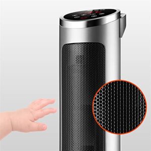 Outdoor Garden Heater Space Heater for Indoor Use, Portable Ceramic Tower Heater with Remote, Oscillation, Digital Display, Tip-Over & Overheating Protection, 12H Timer Patio Heate